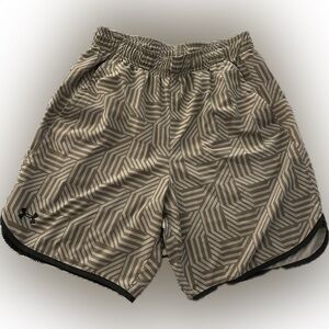 LG Men's Athletic Shorts in Tan and Black